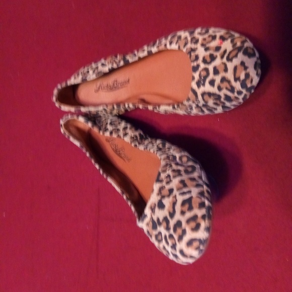 LUCKY BRAND Ballet Flats Size 6 M Leopard Leather - Picture 4 of 4